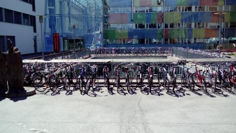 Climate-scientists use bicycles in a huge number